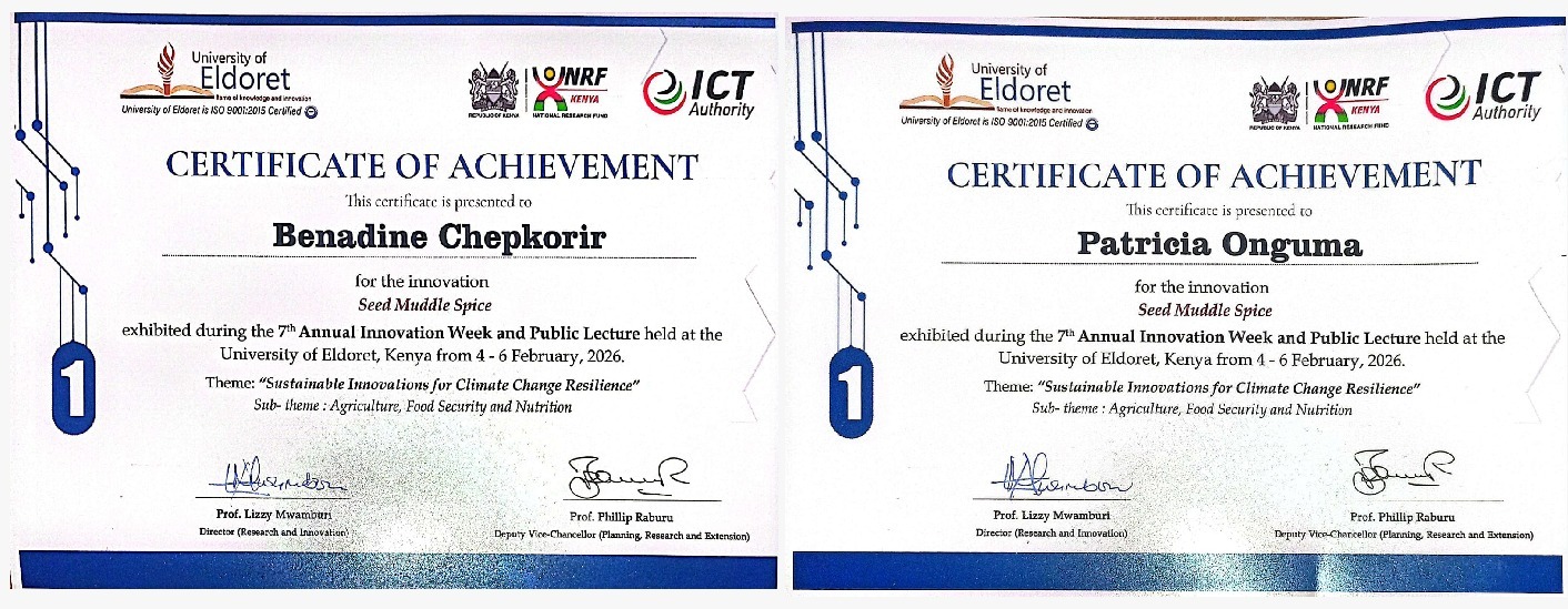 The Eldoret National Polytechnic participated in the 7th Annual University of Eldoret Innovation Week and Public Lecture